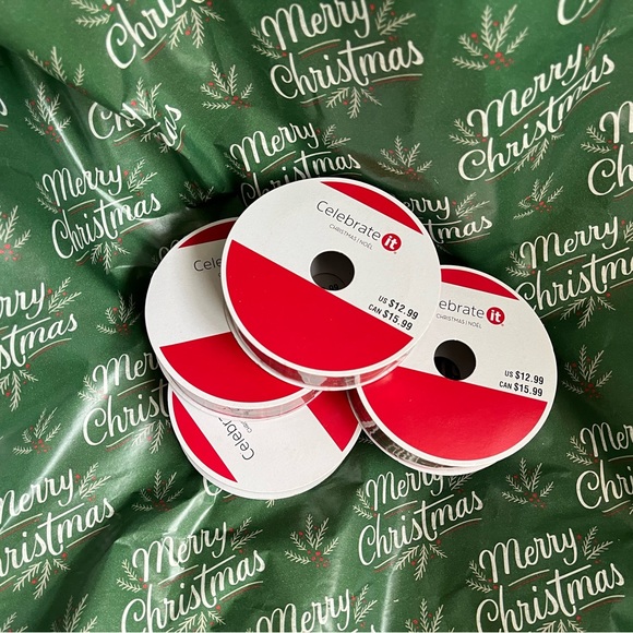 Christmas plaid ribbon red/green - Picture 8 of 8